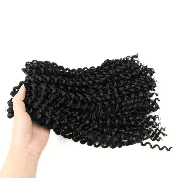 Crochet Hair 10Inch Curly Long Synthetic Crochet Hair Extensions,Wigs Crochet Hair For Women Heat Resistant - Image 4